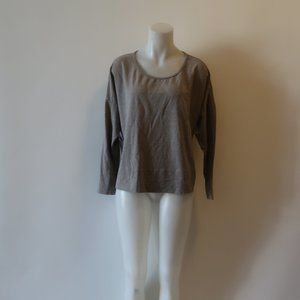 LUNA GREY OVERSIZE TOP L *
